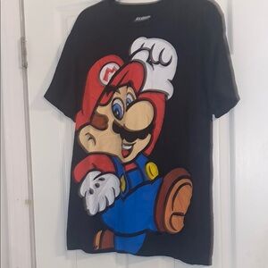 Nintendo Black Mario Short Sleeve Tee